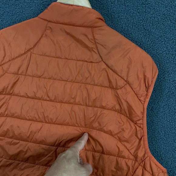 Johnnie O Hudson Quilted Vest Mens Large Puffer Full Zip Nylon golf Harvest - Picture 5 of 12